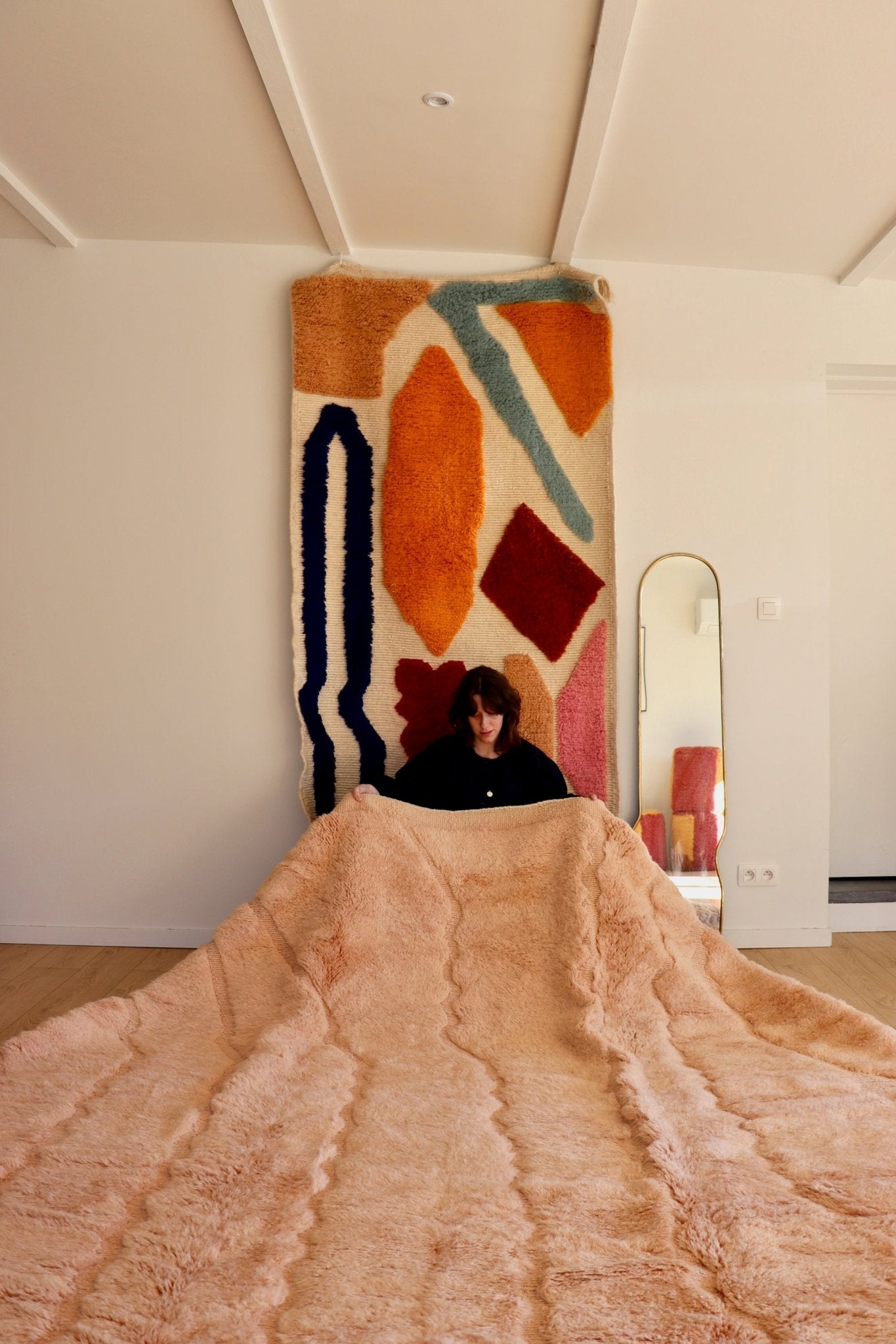 Mrirt Moroccan Rug (1075) 361x264cm - Electrifying - Tree of Colors