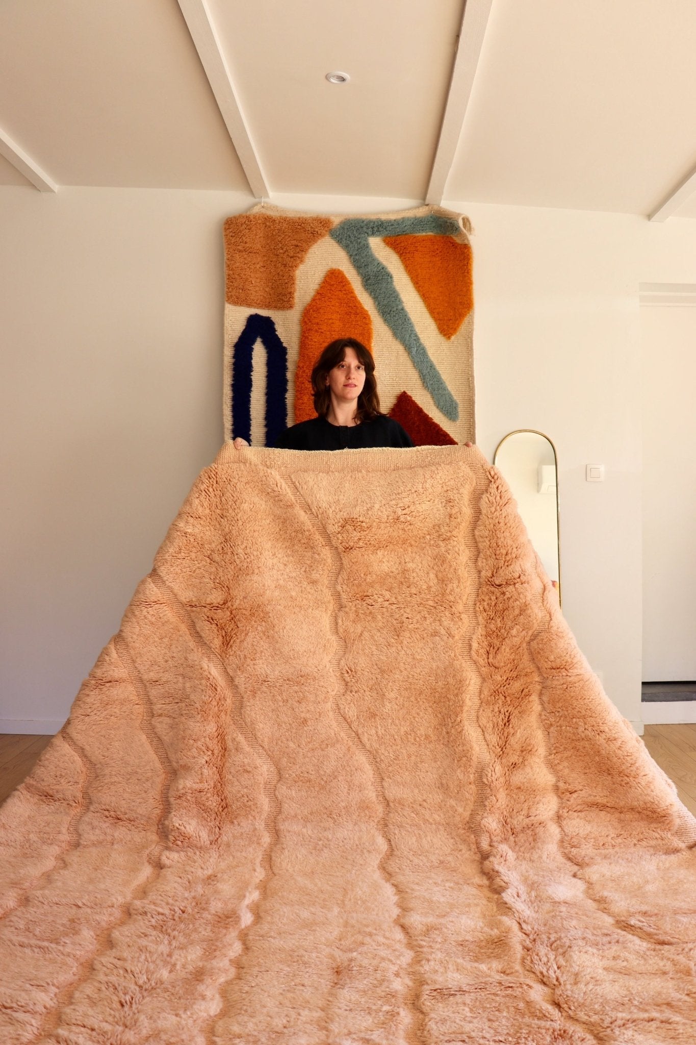 Mrirt Moroccan Rug (1075) 361x264cm - Electrifying - Tree of Colors