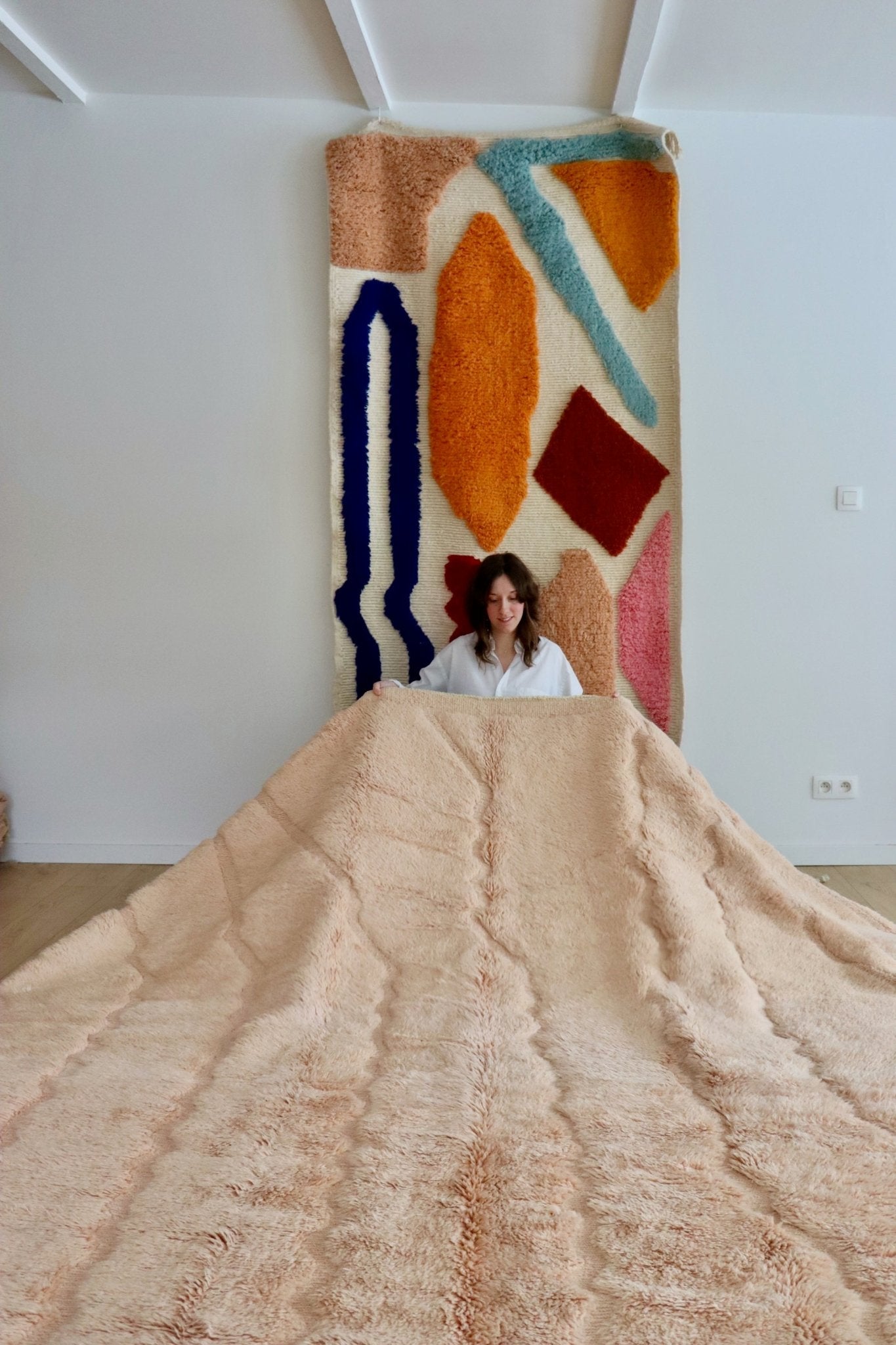 Mrirt Moroccan Rug (1075) 361x264cm - Electrifying - Tree of Colors