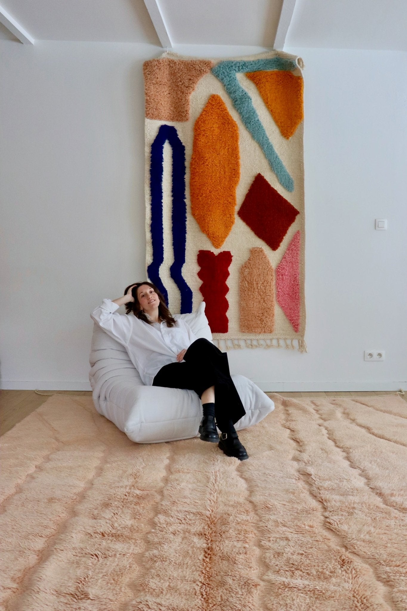 Mrirt Moroccan Rug (1075) 361x264cm - Electrifying - Tree of Colors