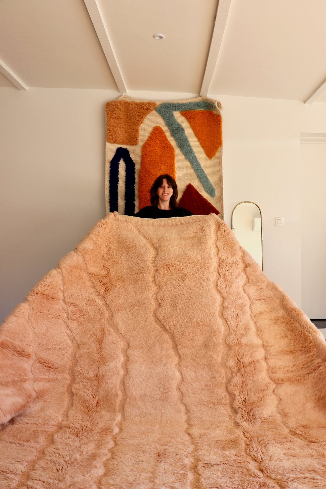 Mrirt Moroccan Rug (1075) 361x264cm - Electrifying - Tree of Colors