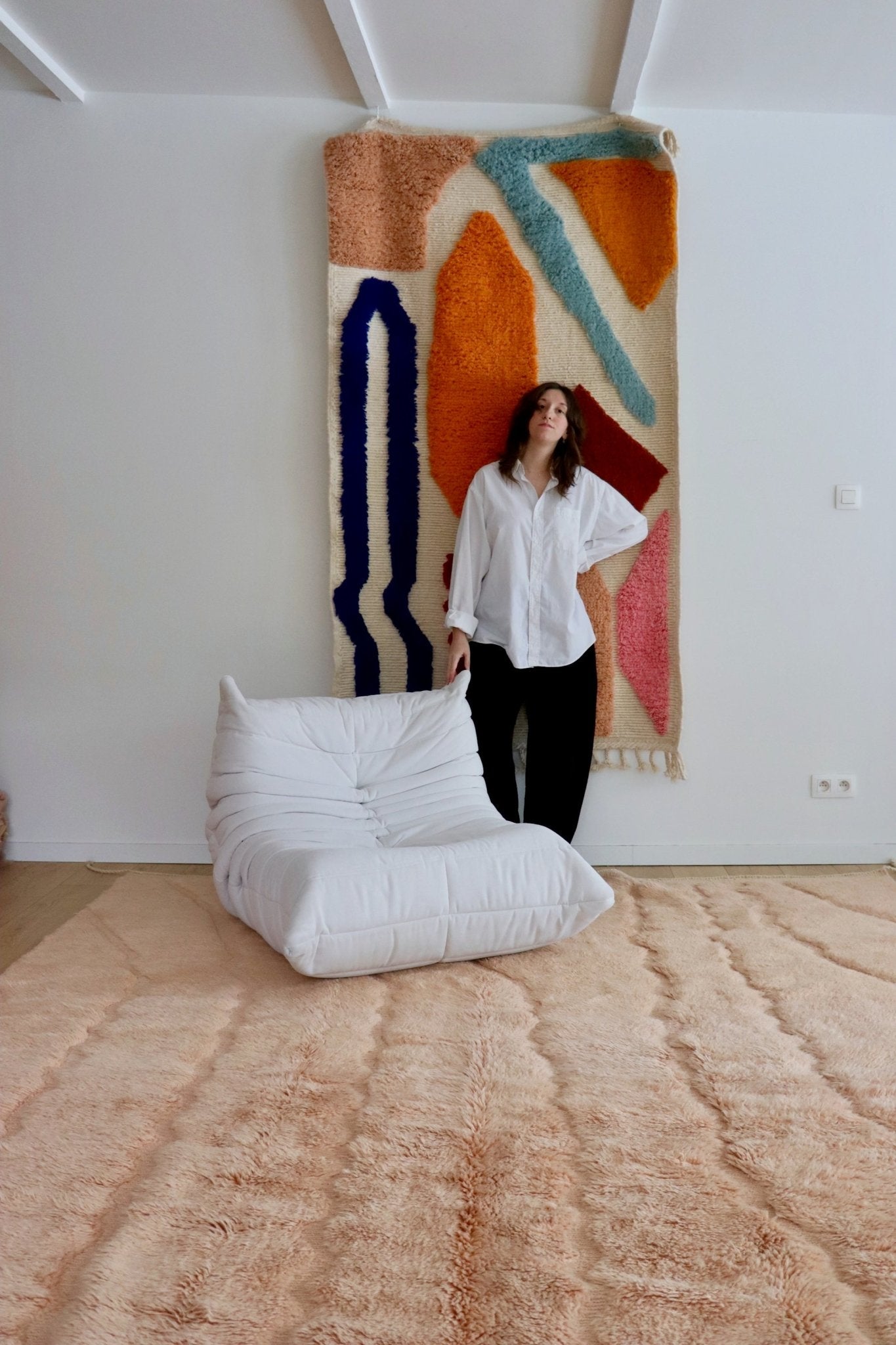 Mrirt Moroccan Rug (1075) 361x264cm - Electrifying - Tree of Colors