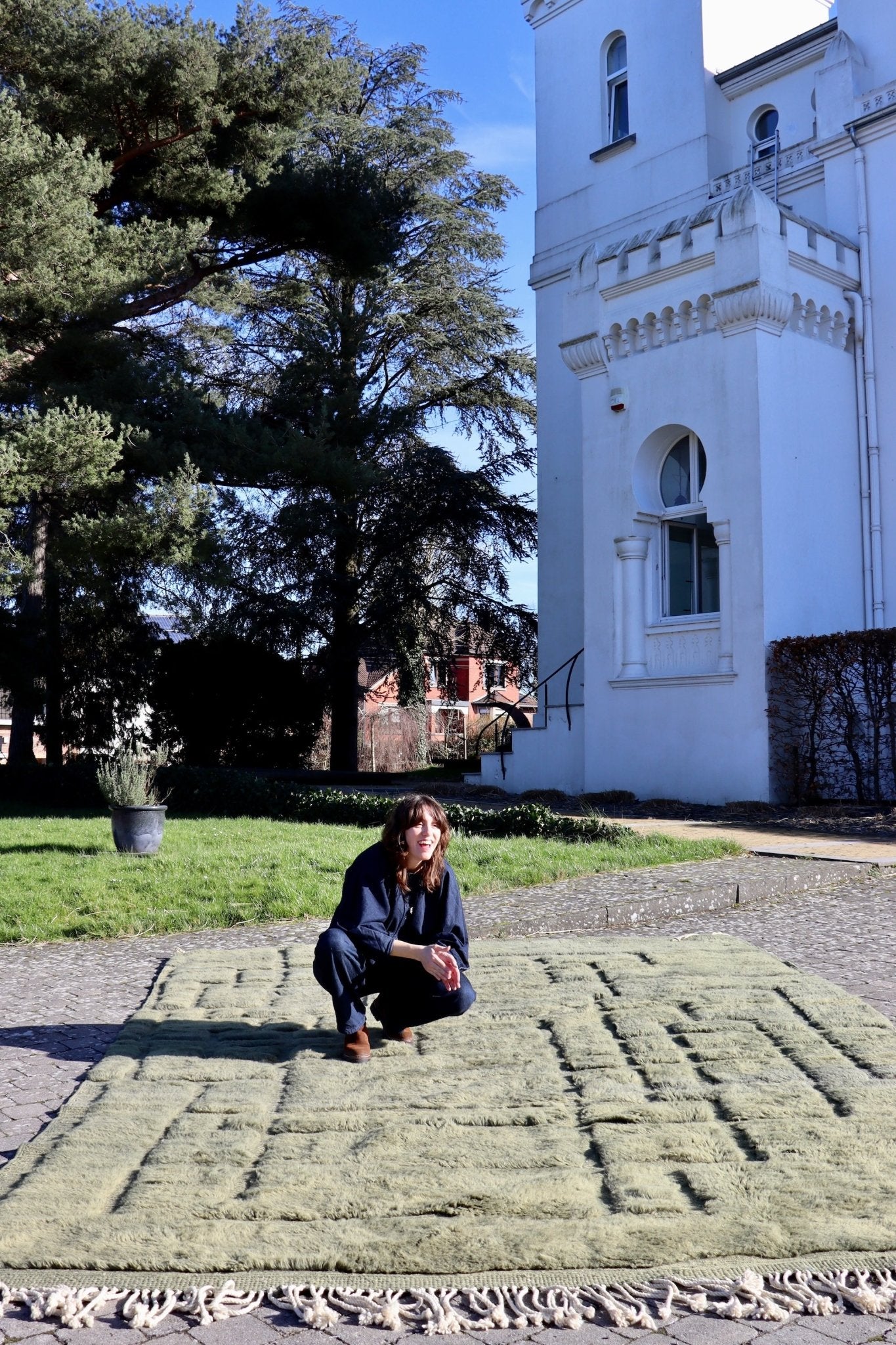 Mrirt Moroccan Rug (1078) 412x292cm - Deep in the Forest - Tree of Colors