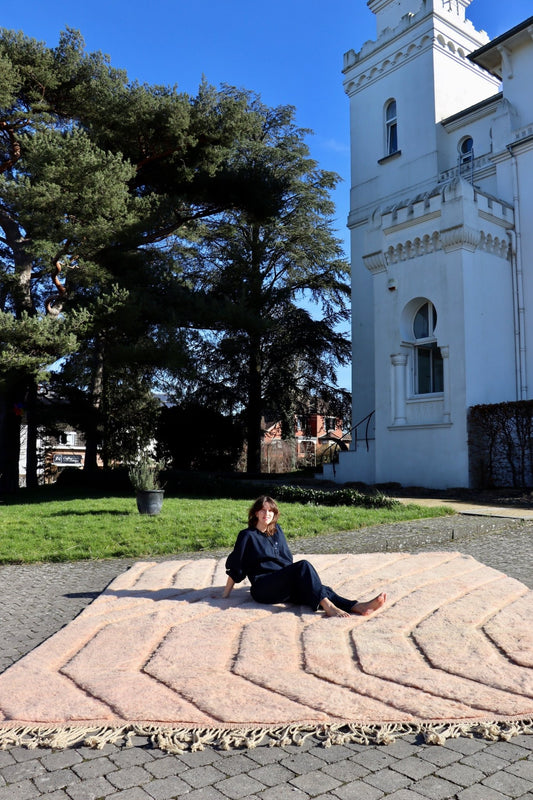 Mrirt Moroccan Rug (1079) 414x352cm - Peace of Mind - Tree of Colors