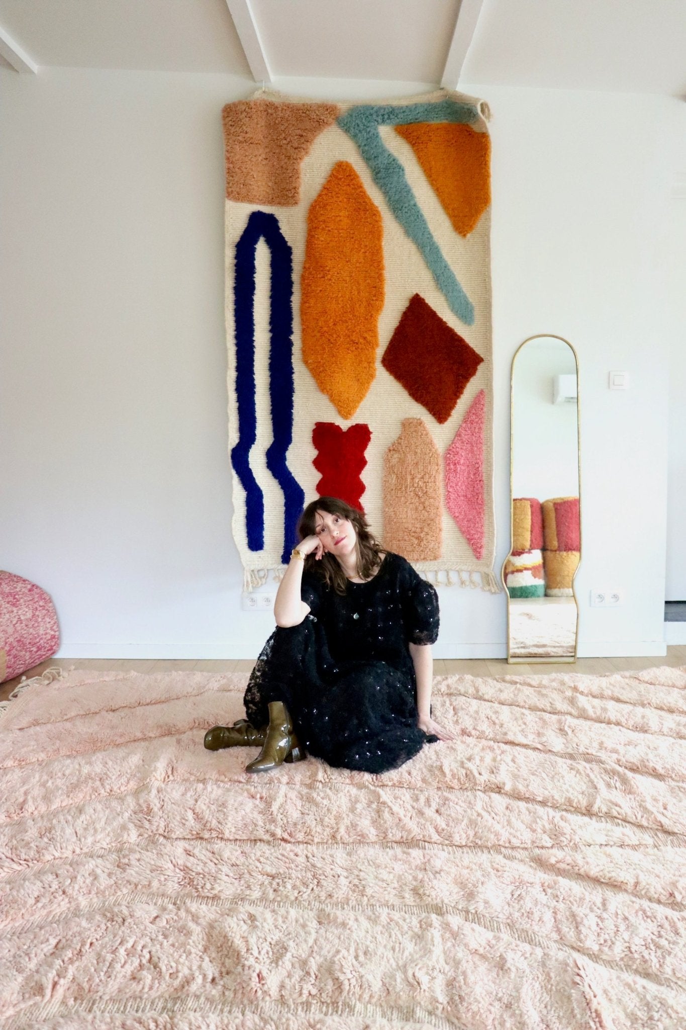 Mrirt Moroccan Rug (1079) 414x352cm - Peace of Mind - Tree of Colors