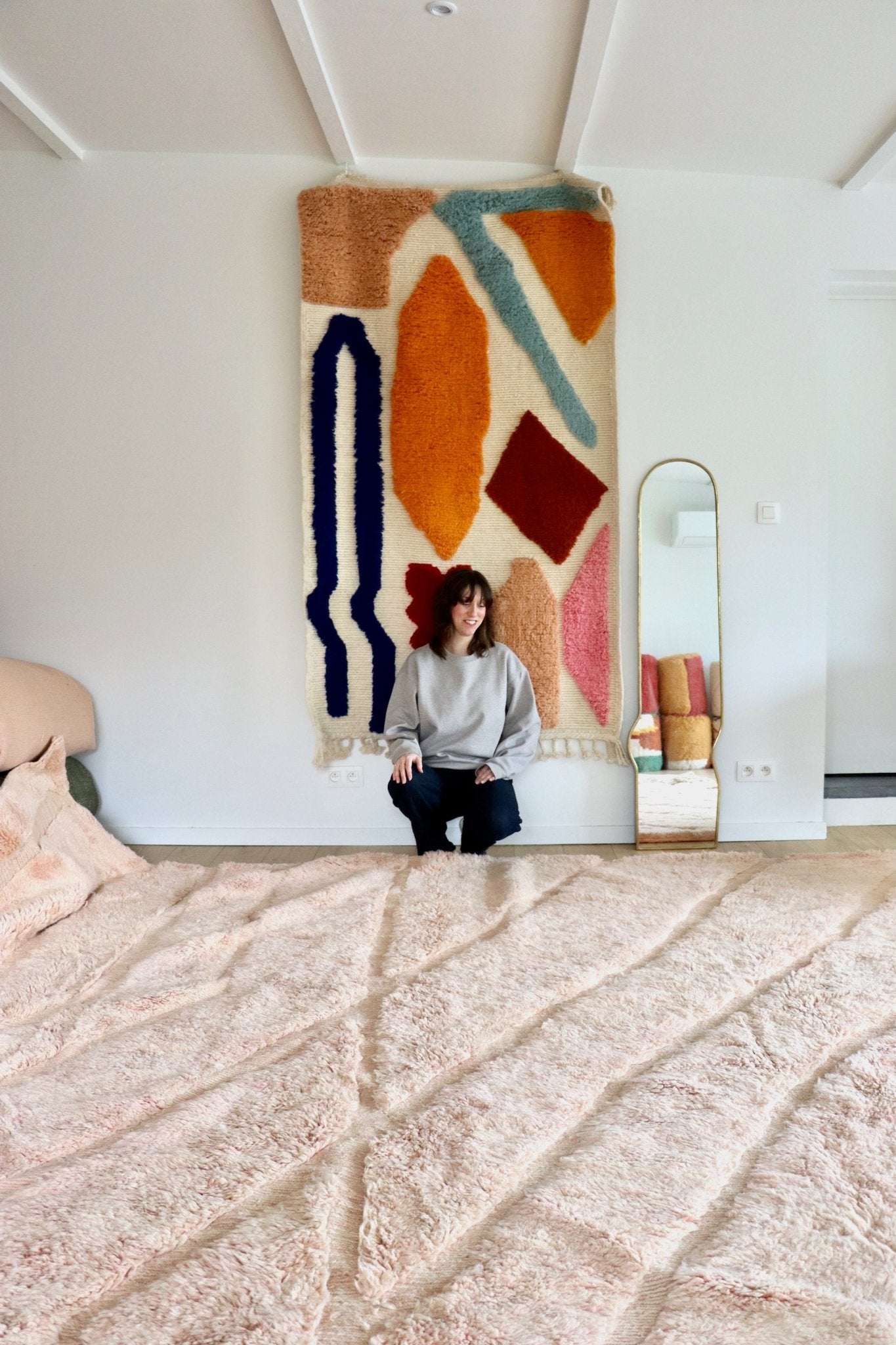 Mrirt Moroccan Rug (1079) 414x352cm - Peace of Mind - Tree of Colors