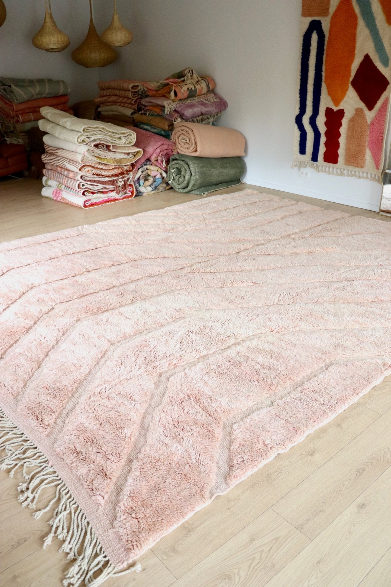 Mrirt Moroccan Rug (1079) 414x352cm - Peace of Mind - Tree of Colors