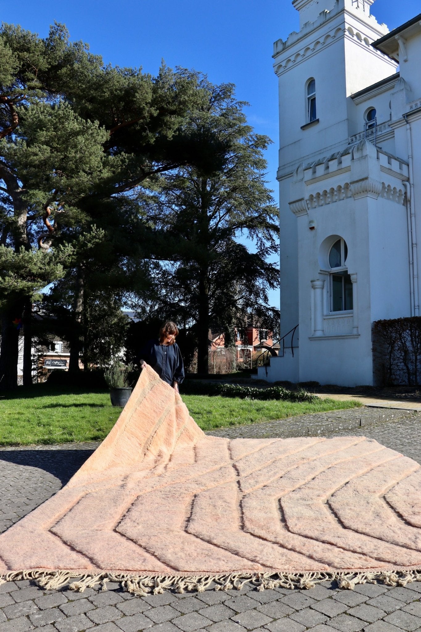 Mrirt Moroccan Rug (1079) 414x352cm - Peace of Mind - Tree of Colors