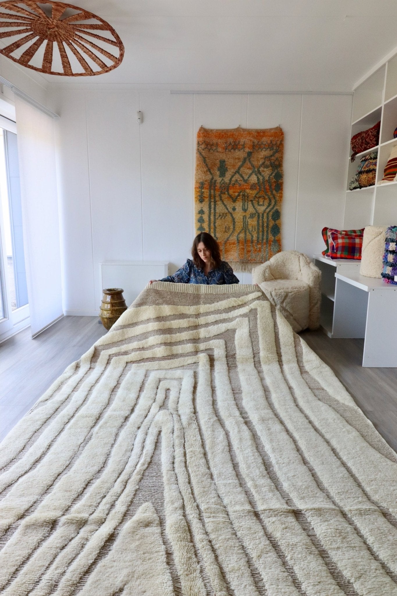 Mrirt Moroccan Rug (509) 312x210cm - Tree of Colors