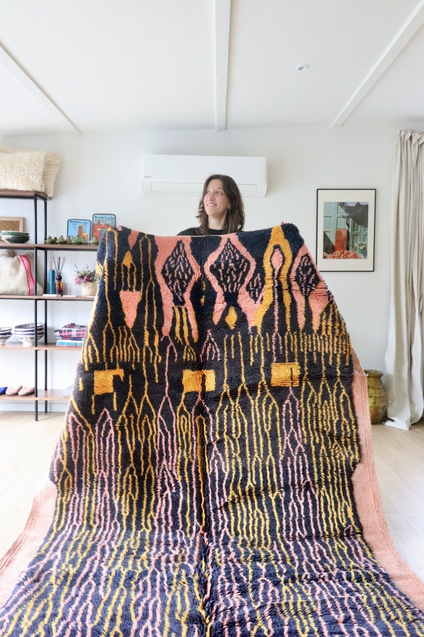 Mrirt Moroccan Rug (886) 259x169cm - City lights - Tree of Colors