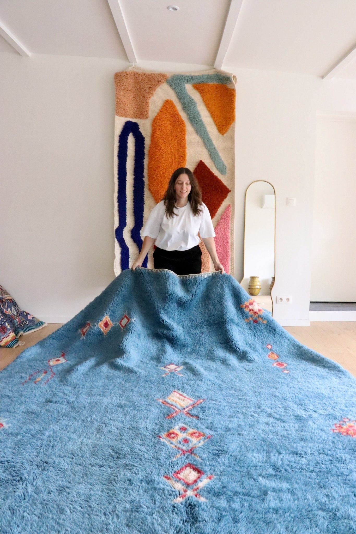 Mrirt Moroccan Rug (980) 297x255cm - Venice - Tree of Colors