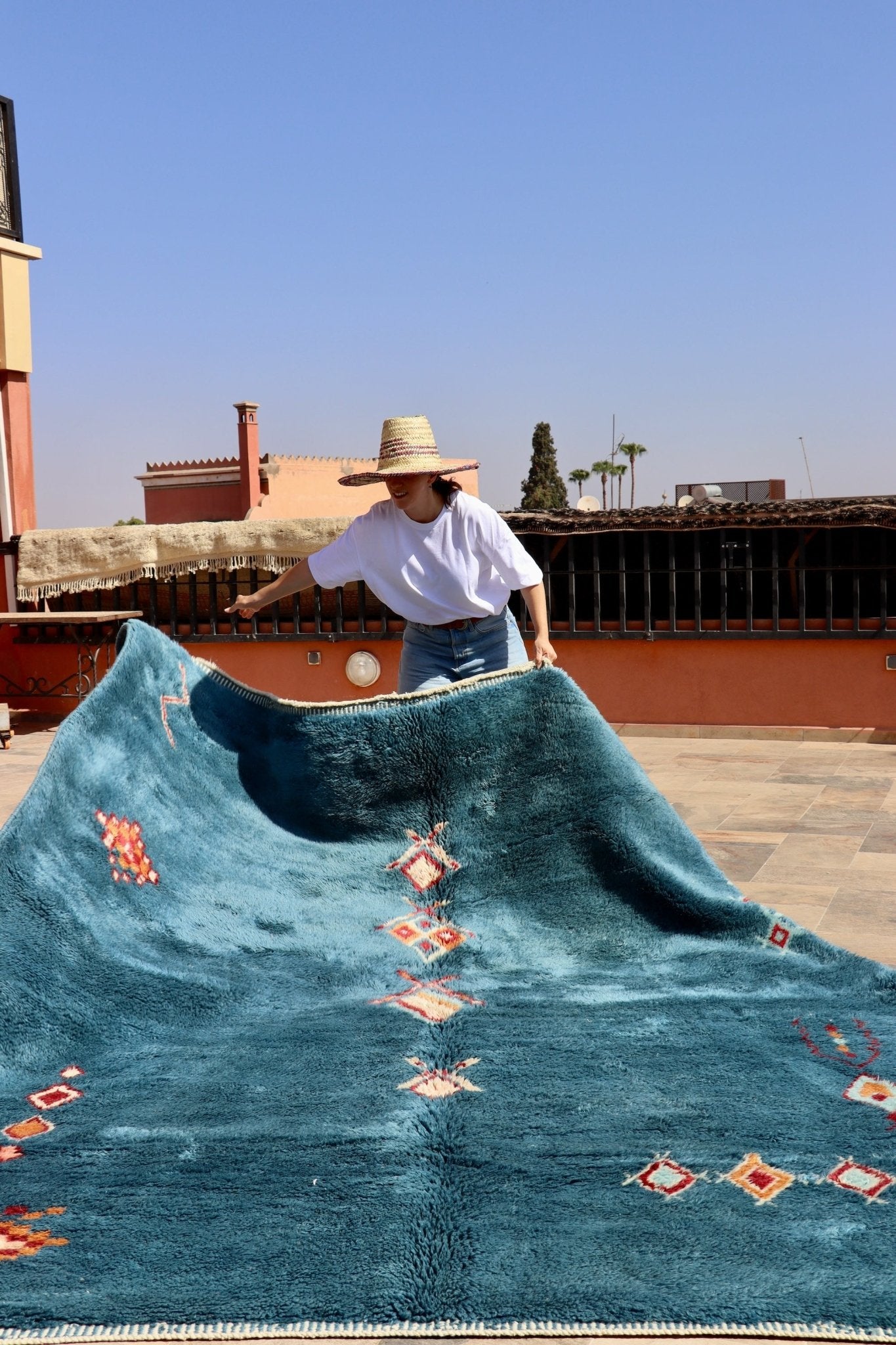 Mrirt Moroccan Rug (980) 297x255cm - Venice - Tree of Colors