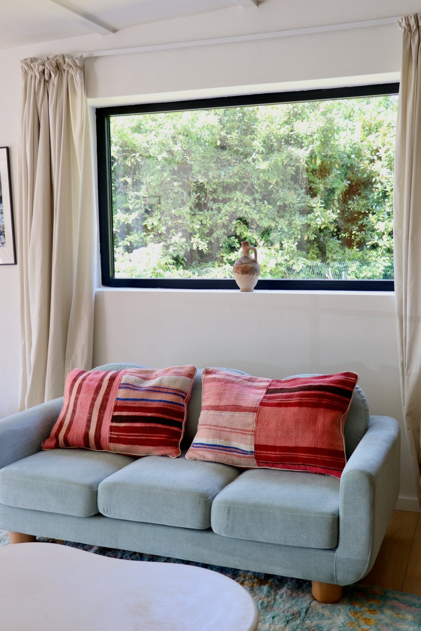 Pink Moroccan Wool Cushion - 75x50cm - Tree of Colors