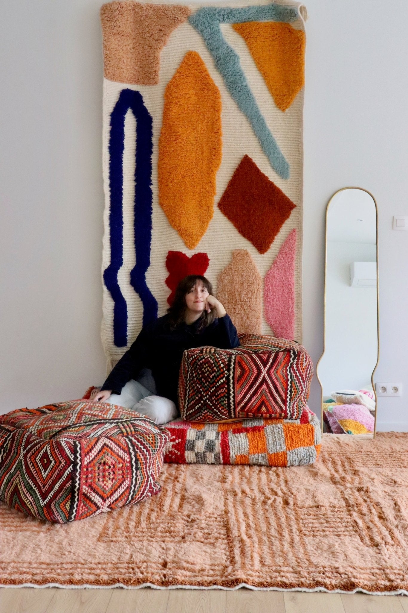 Pouf Boujaad - Tree of Colors