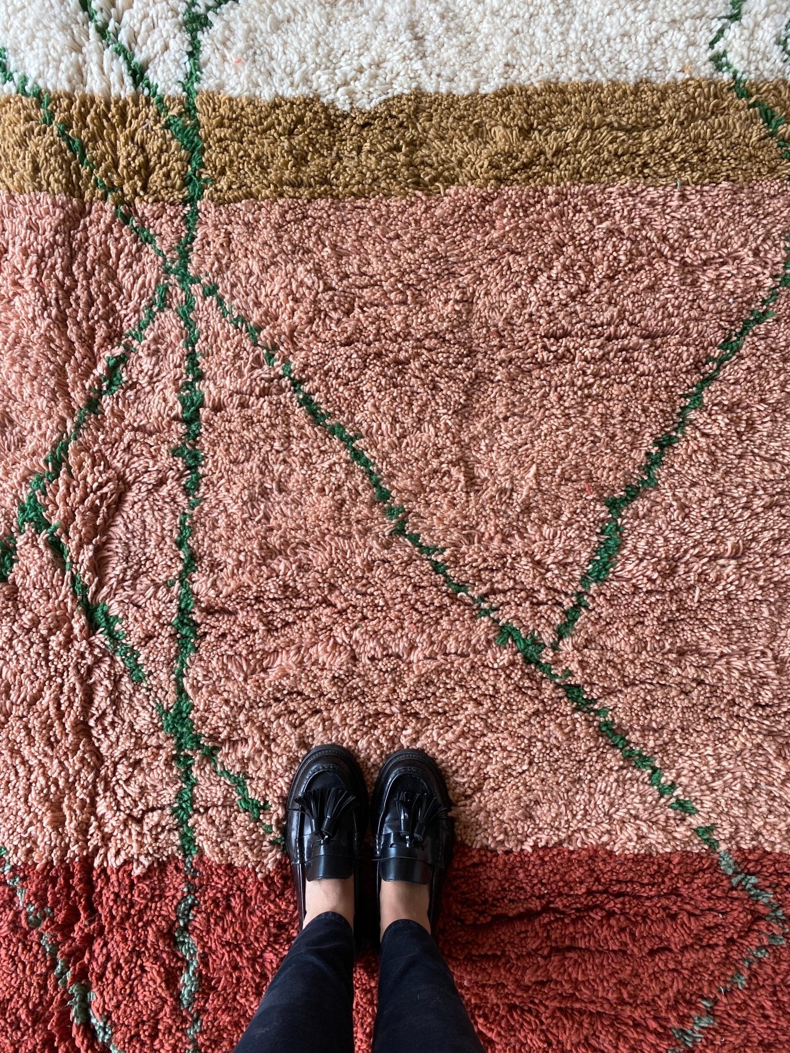 Terracotta Berber Rug made to order (6) - Tree of Colors