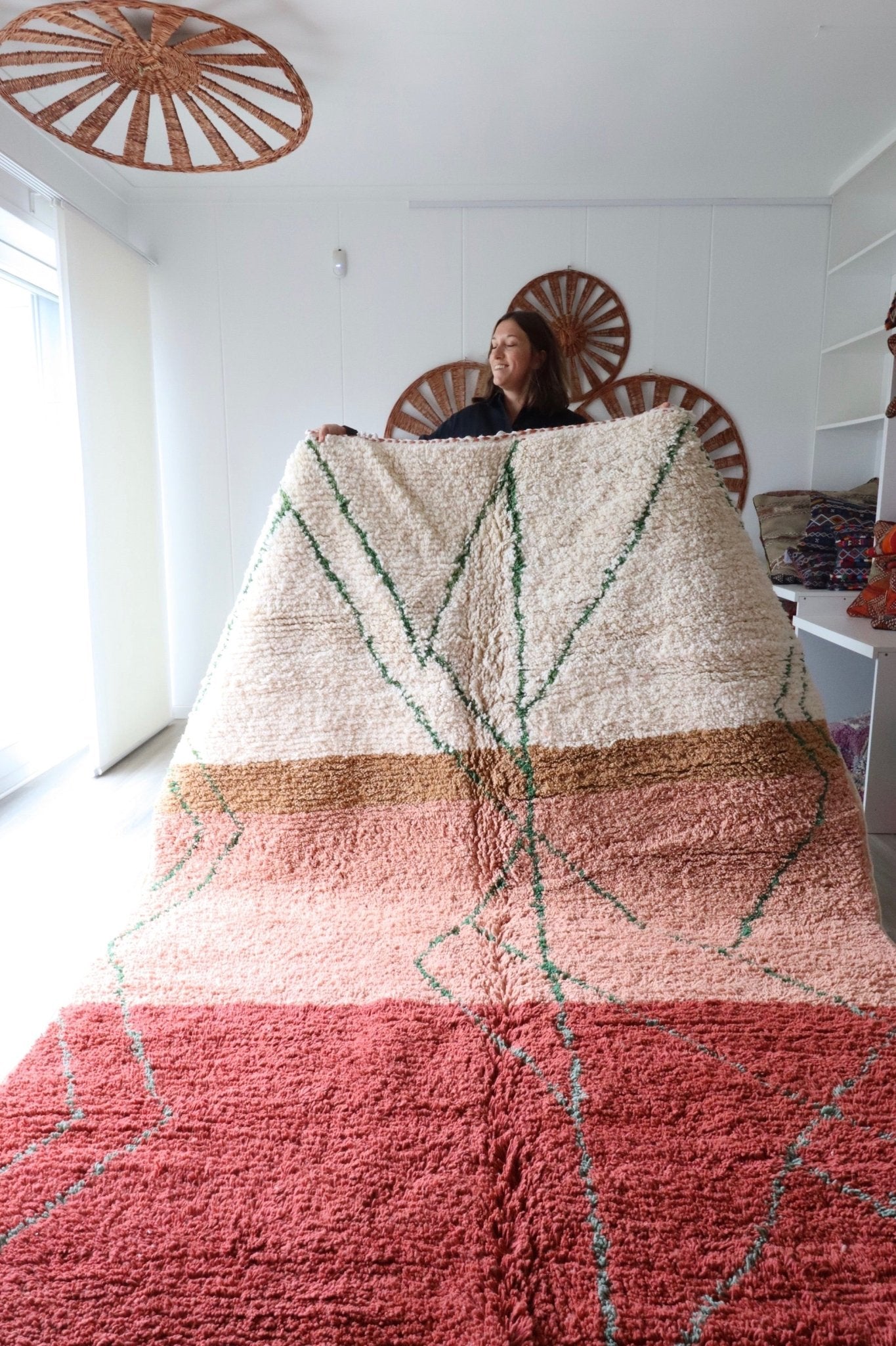 Terracotta Berber Rug made to order (6) - Tree of Colors