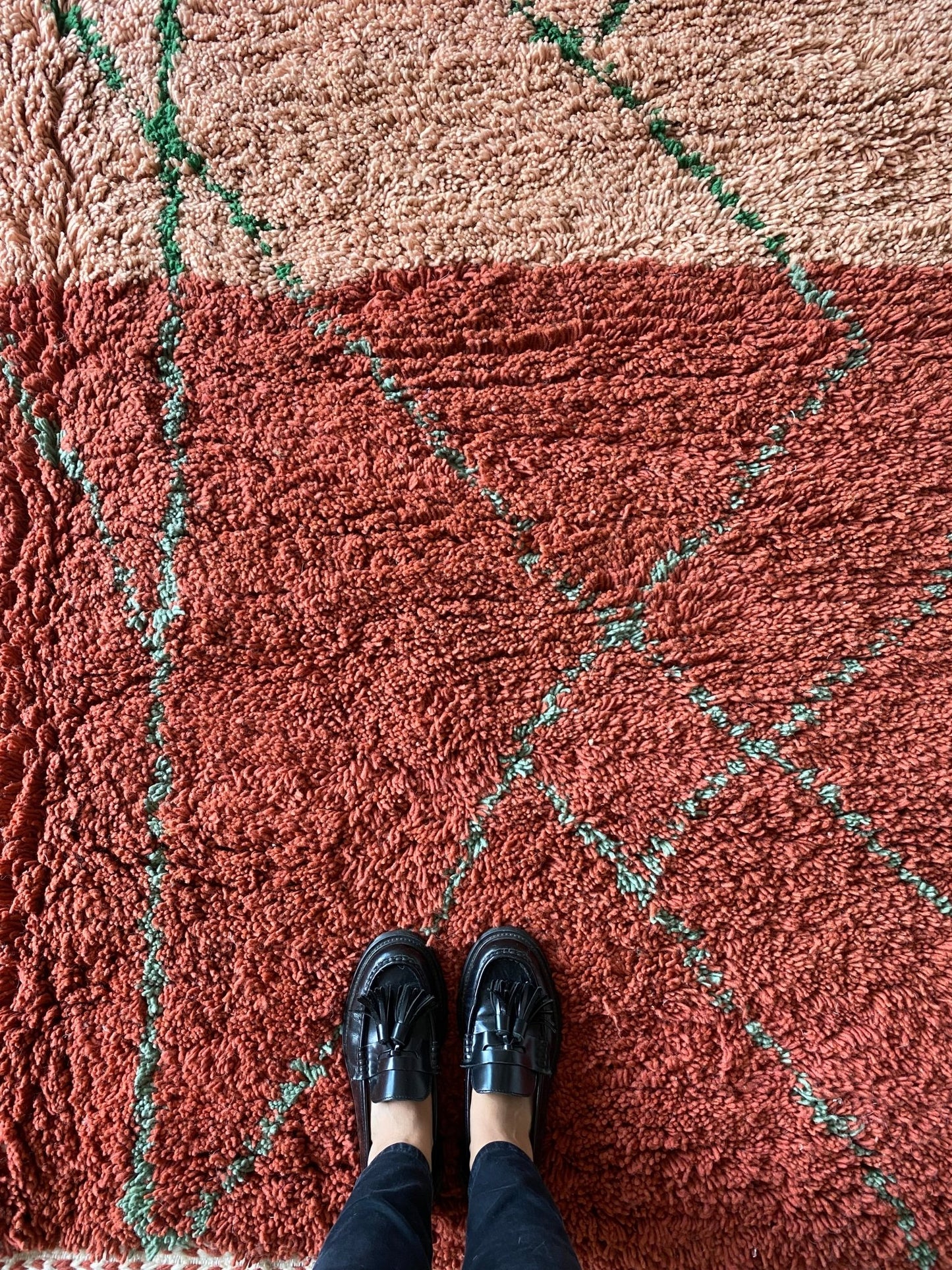 Terracotta Berber Rug made to order (6) - Tree of Colors