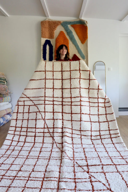 Tree of Colors Design Beni Ouarain Rug (1133) 287x200cm - The Square - Tree of Colors