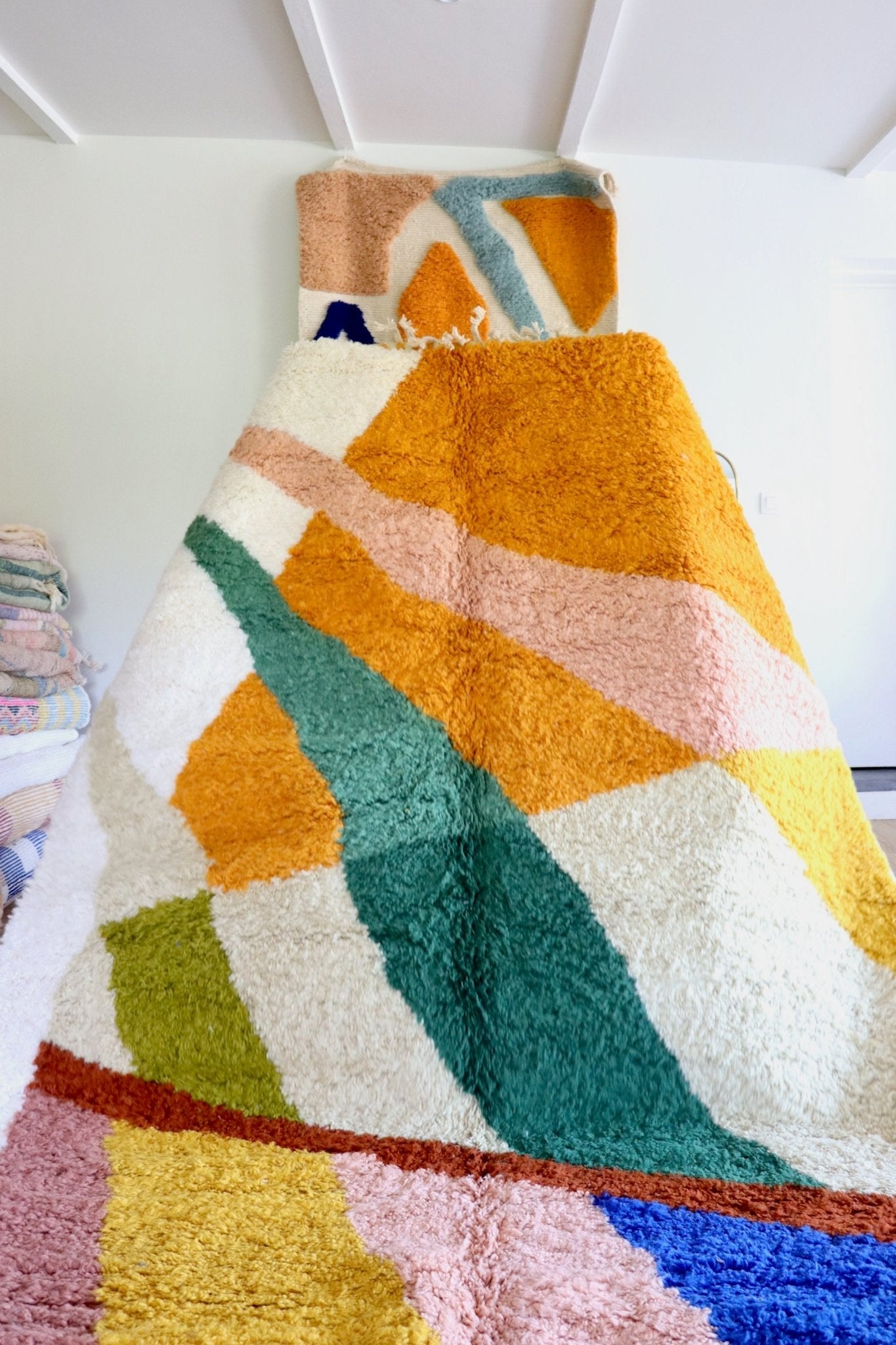 Tree of Colors Design Berber Rug (1134) 315x210cm - Light - Tree of Colors