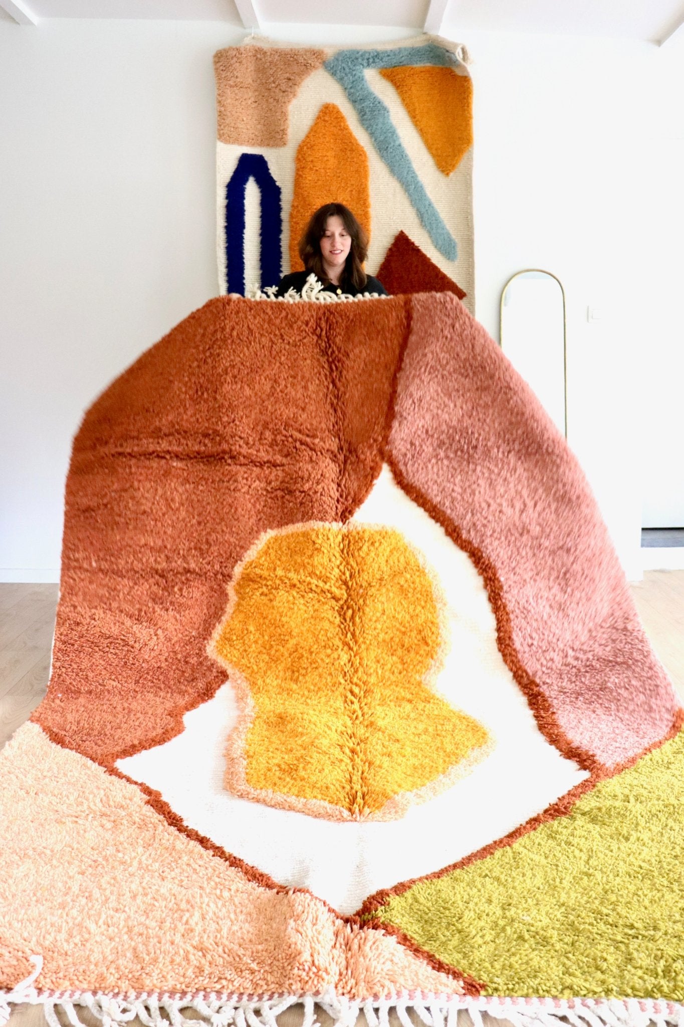 Tree of Colors Design Berber Rug (1181) 298x200cm - Breakfast - Tree of Colors