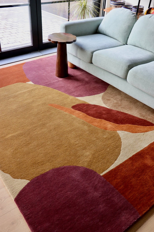 Tufted wool rug - Autumn - Tree of Colors