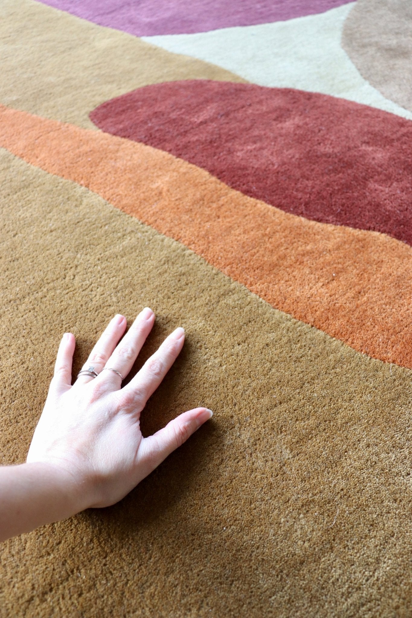 Tufted wool rug - Autumn - Tree of Colors