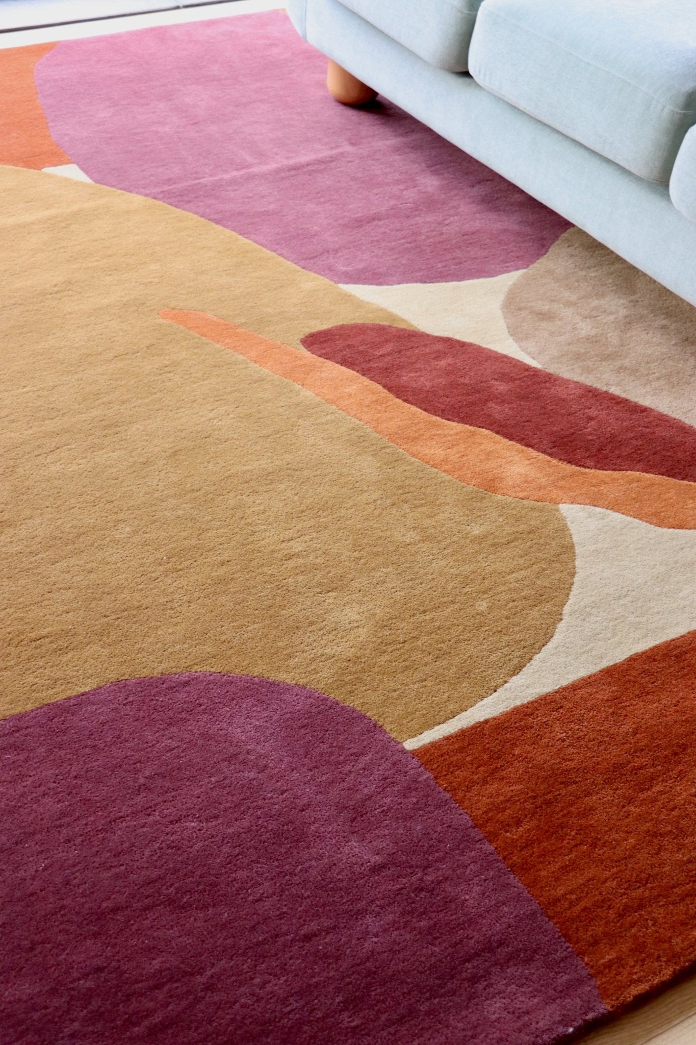 Tufted wool rug - Autumn - Tree of Colors