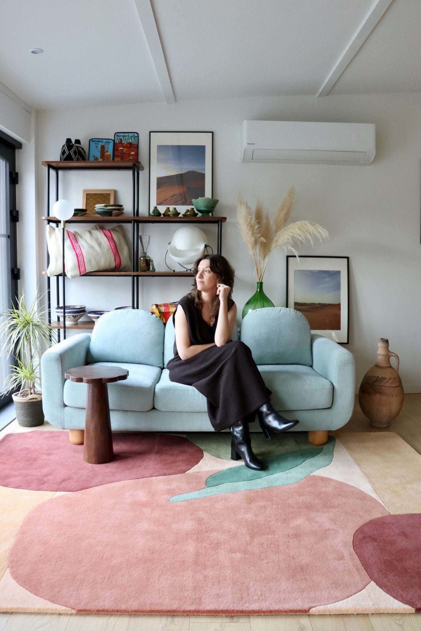 Tufted wool rug - Summer - Tree of Colors