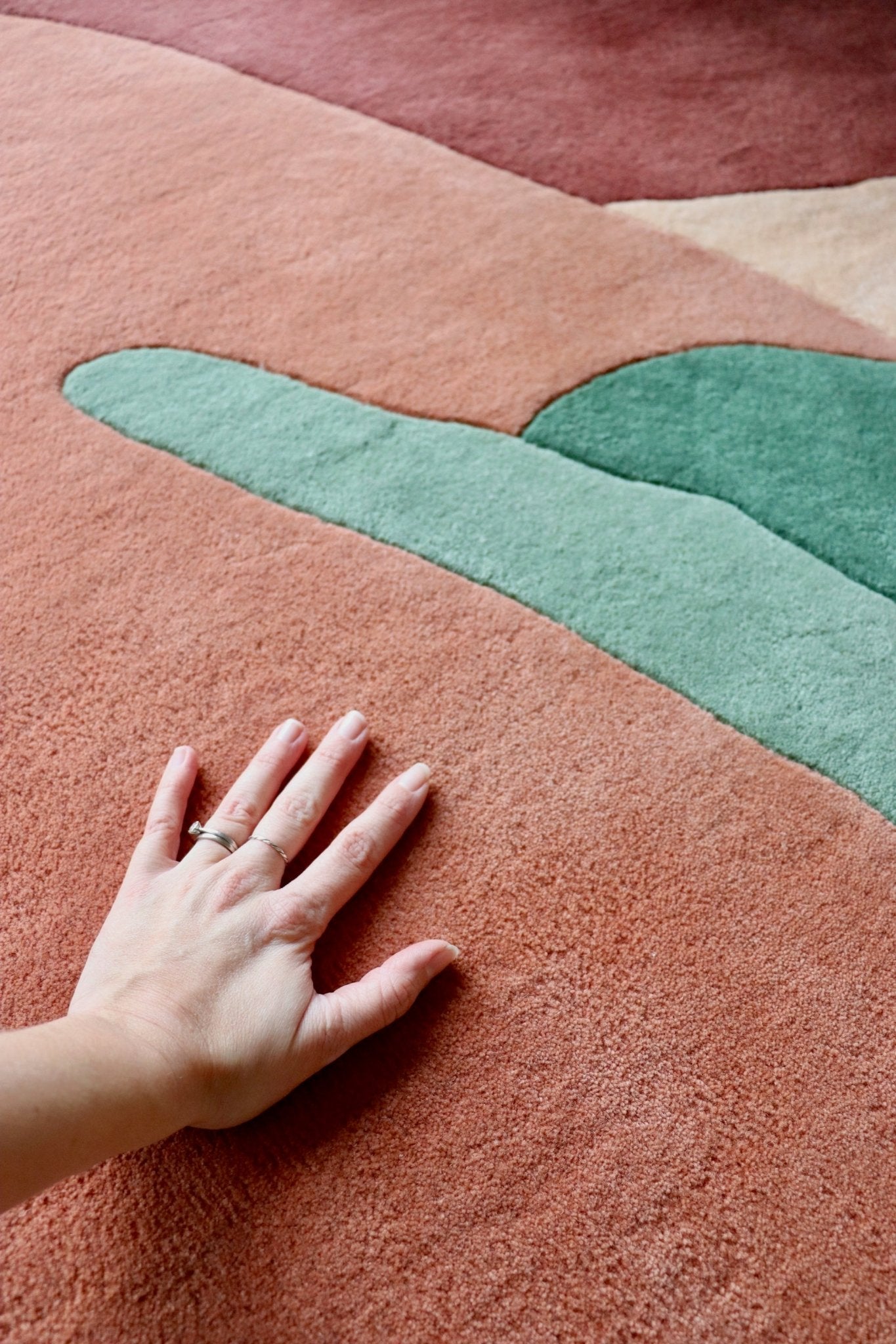 Tufted wool rug - Summer - Tree of Colors