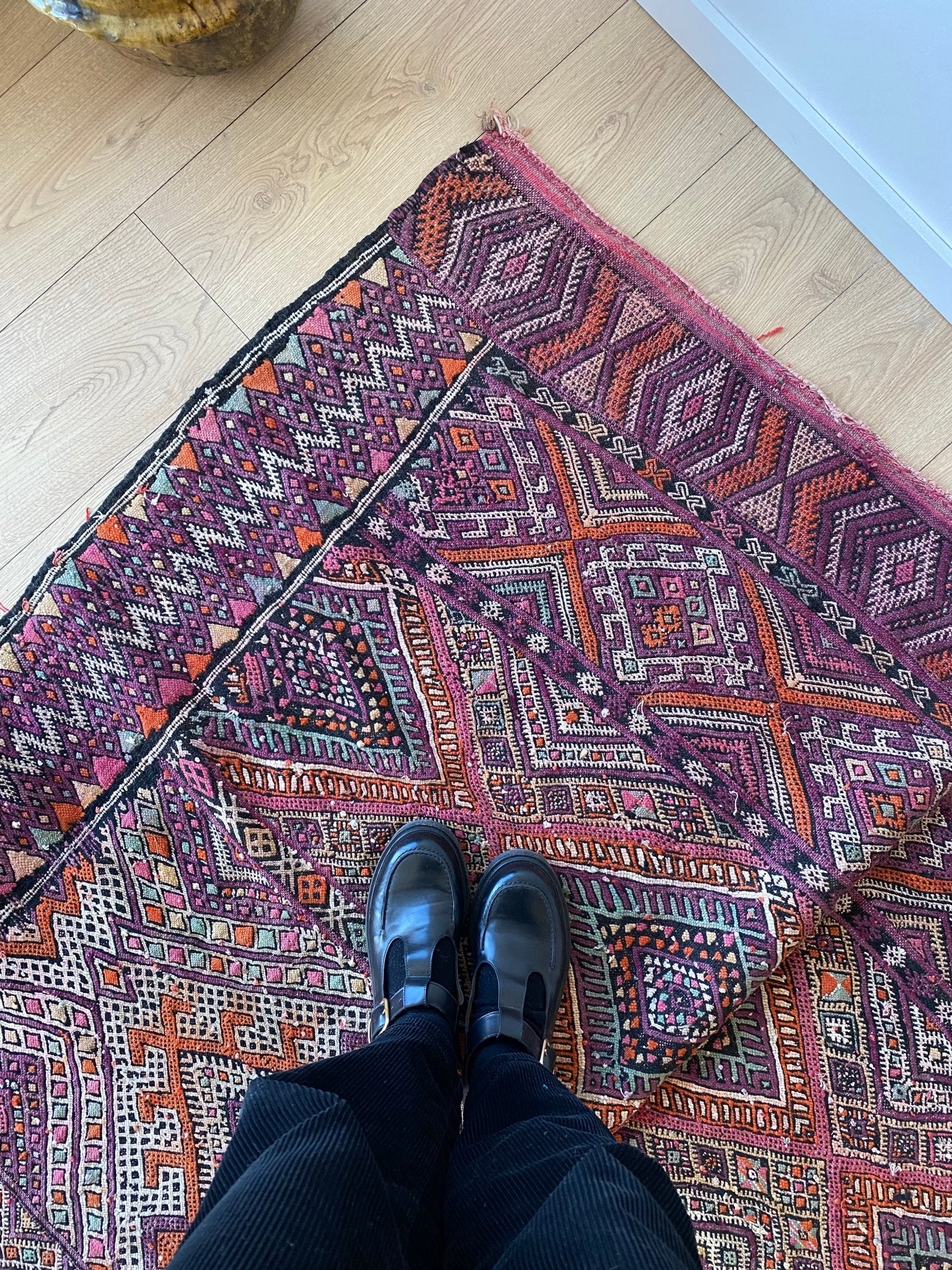 Vintage Berber Kilim Rug (841) 330x160cm - Tree of Colors