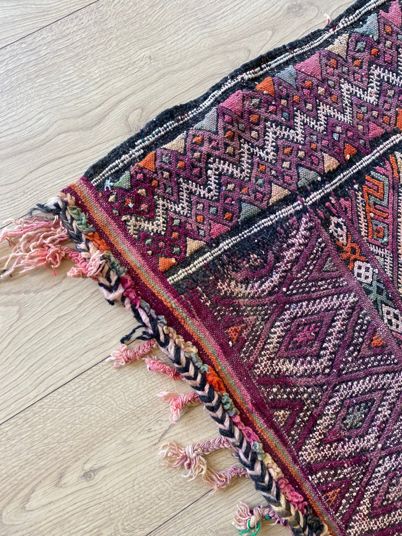 Vintage Berber Kilim Rug (841) 330x160cm - Tree of Colors