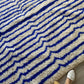White and Blue Berber Wool Rug made to order (8) - Tree of Colors