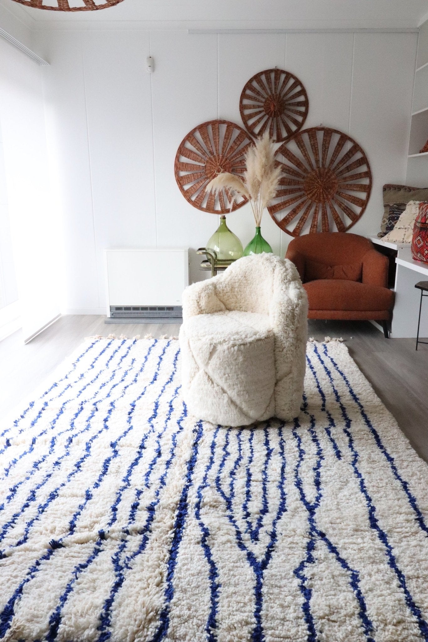 White Berber Chair - Tree of Colors