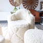 White Berber Chair - Tree of Colors