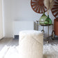 White Berber Pouf (5) - Tree of Colors