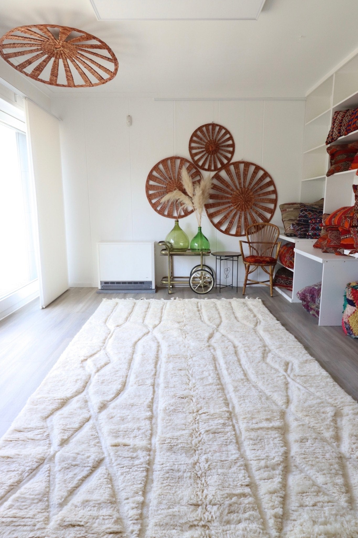 White Berber Rug made to order (2) - Tree of Colors