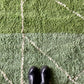 Green Berber Rug made to order (3) - DEPOSIT