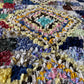 Boucherouite Moroccan Rug (242), Colorful handmade cotton rug 255x103cm