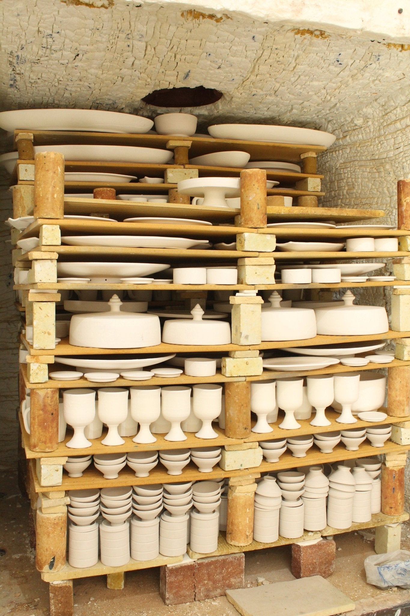 Big Ceramic Bowl, Hand painted ceramic in Fes, Morocco - Tree of Colors