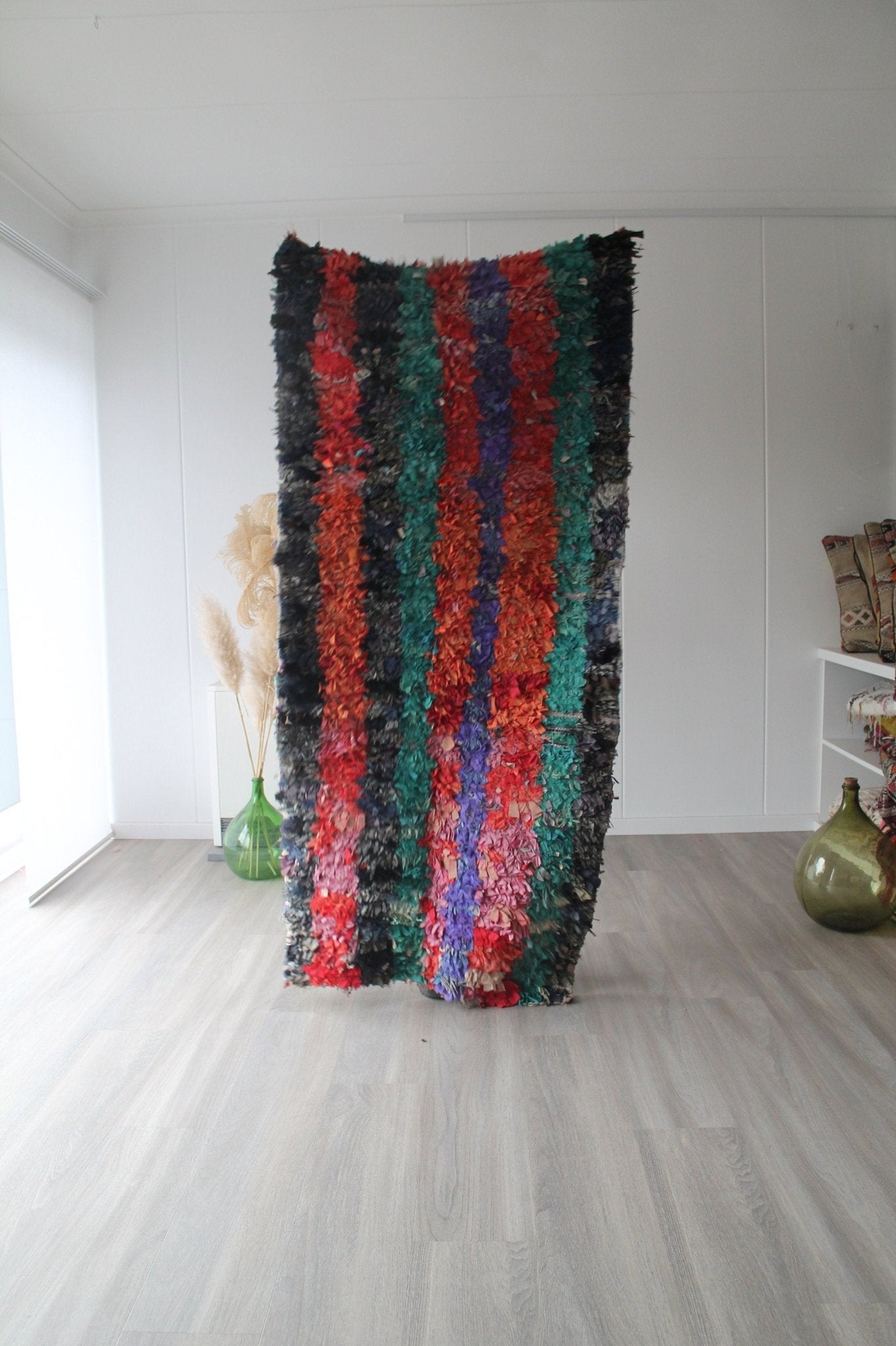 Boucherouite Moroccan Rug (41) 185x86cm - Tree of Colors