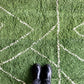 Green Berber Rug made to order (3) - Tree of Colors