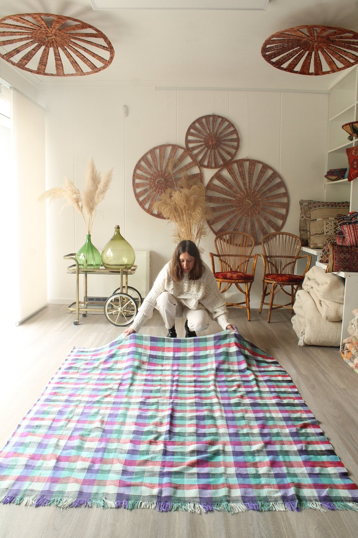 Haïk Berber Blanket (13) - Tree of Colors