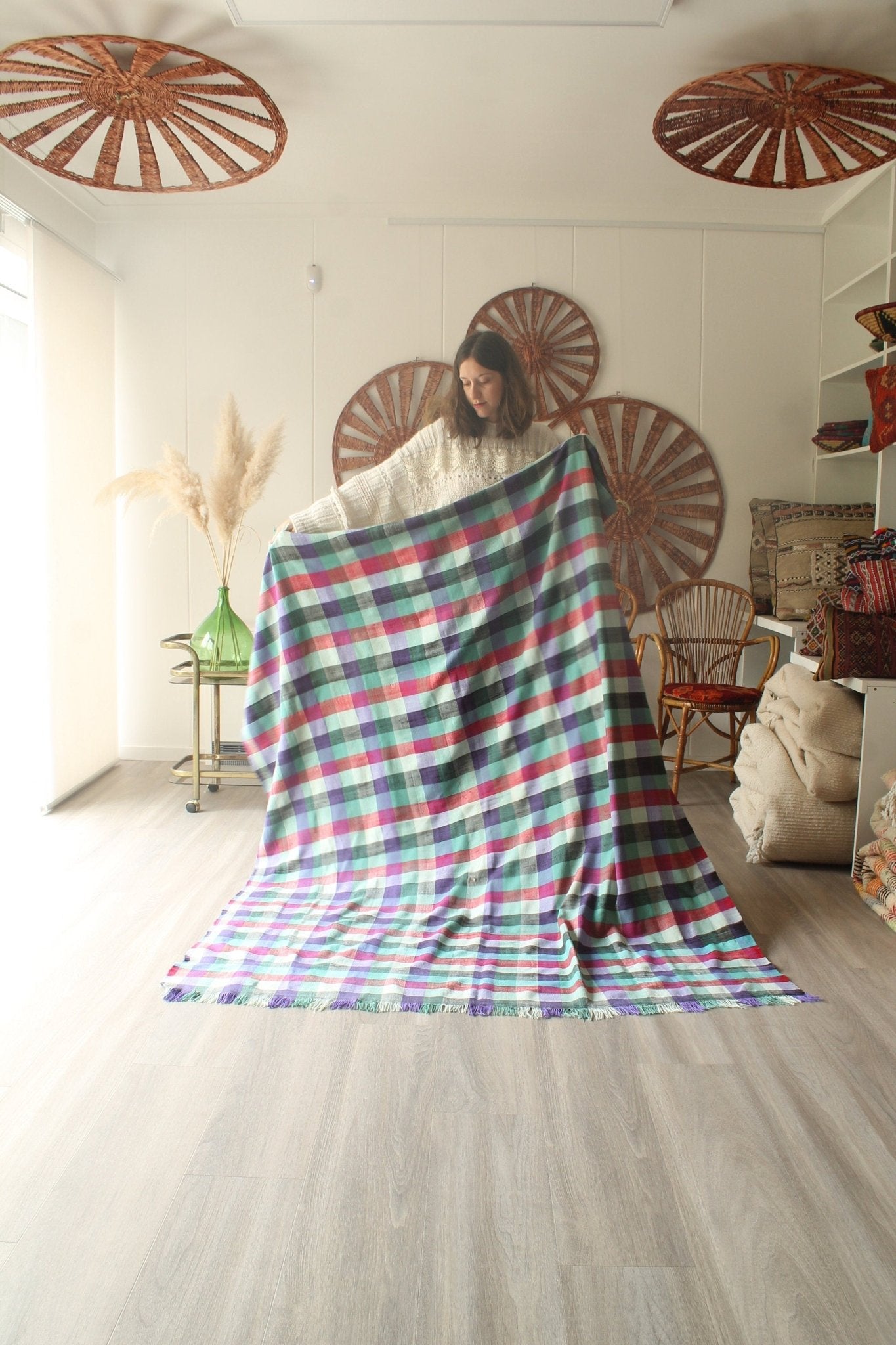Haïk Berber Blanket (13) - Tree of Colors