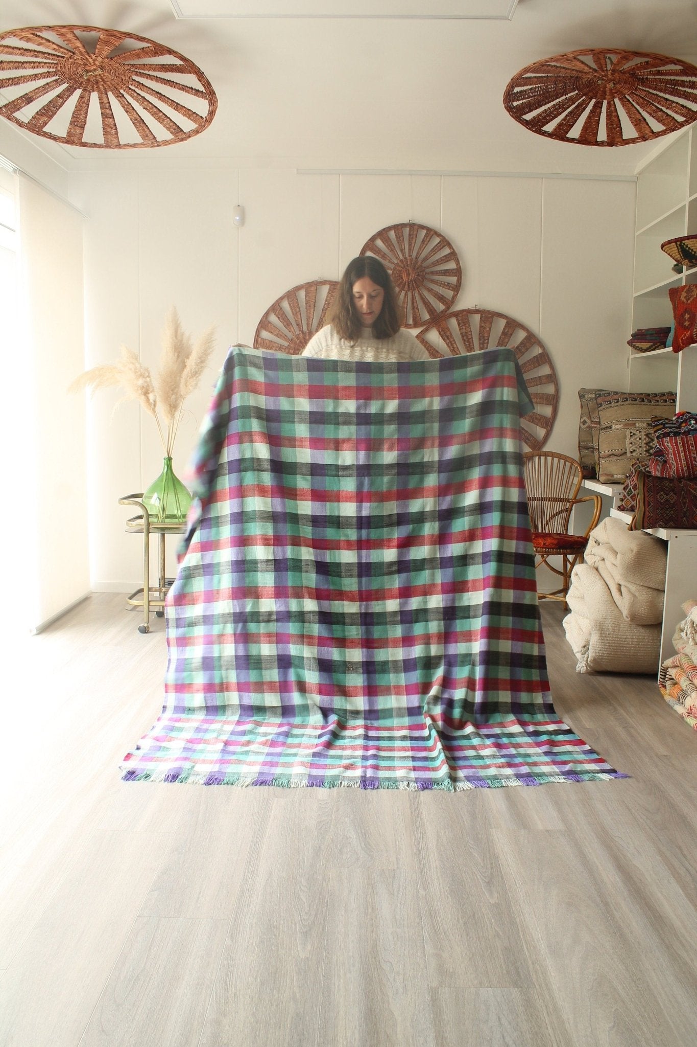 Haïk Berber Blanket (13) - Tree of Colors