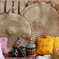 SEVILLE Black & White Moroccan Wool Basket