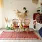 Set of 2 authentic  60's Audoux-Minet rattan chairs