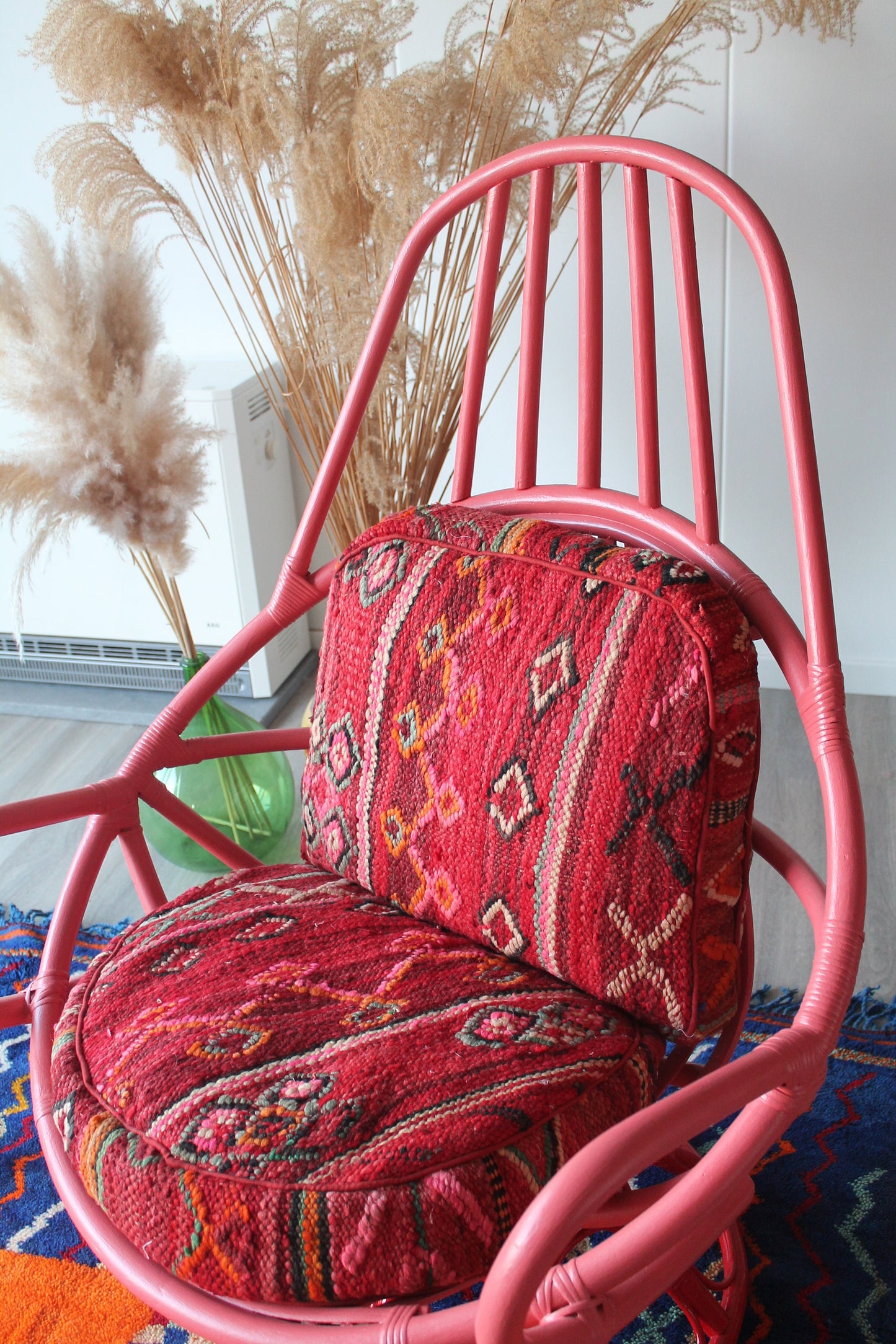 Chaise DARCIA Rose et Rouge