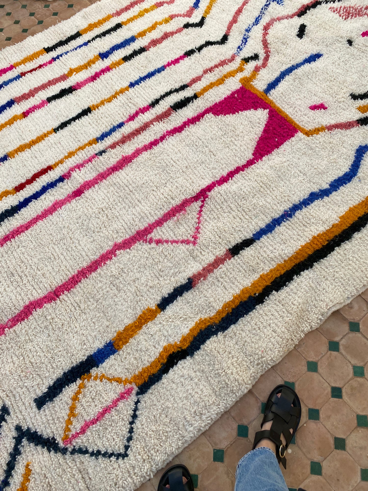 White Berber Wool Rug (269) 290x200cm