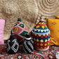 SEVILLE Black & White Moroccan Wool Basket - Tree of Colors