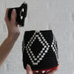 SEVILLE Black & White Moroccan Wool Basket - Tree of Colors